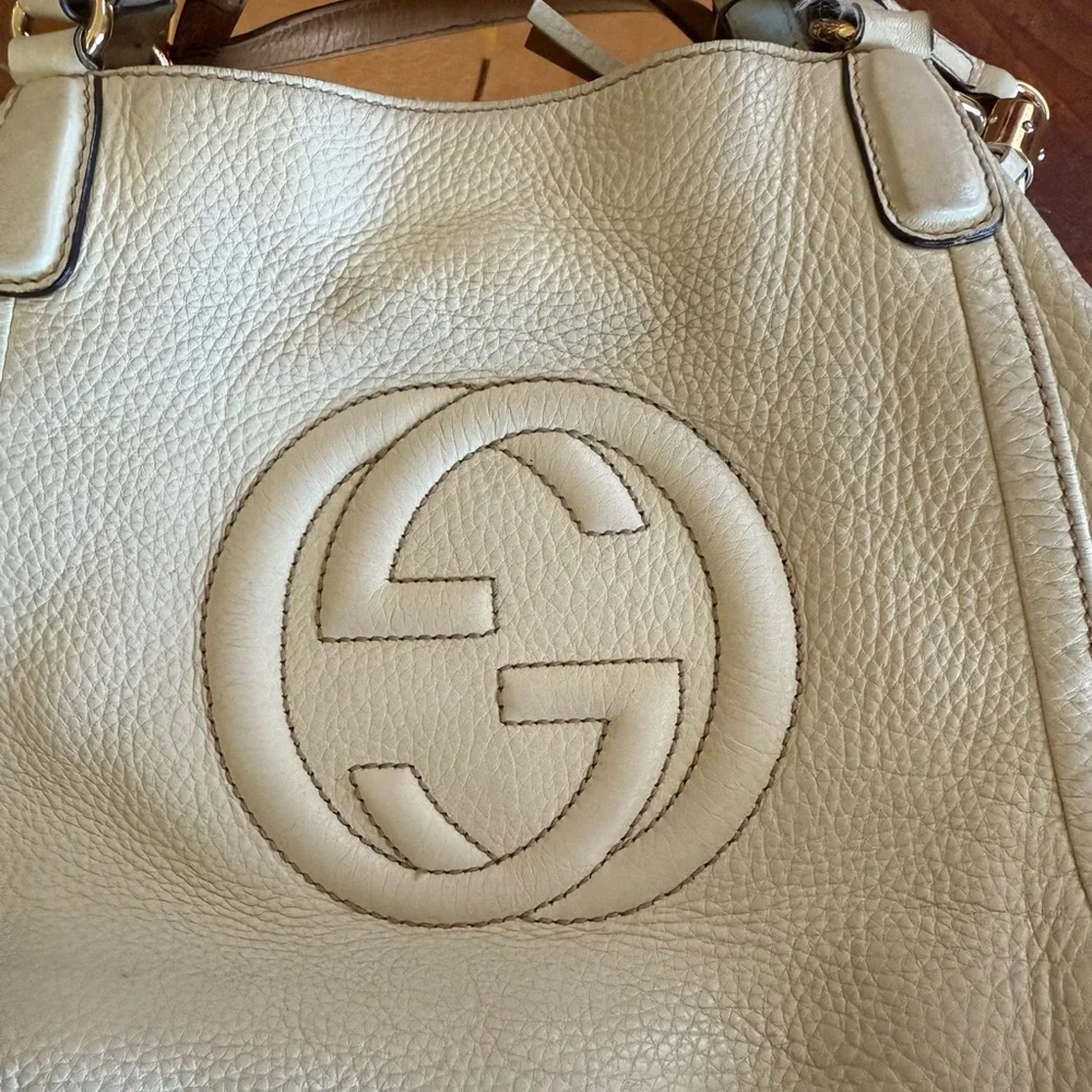 Gucci SoHo Crème Shoulder Bag in EUC - Picture 14 of 15
